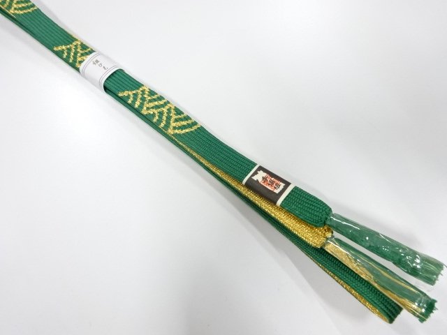 JAPANESE KIMONO / UNUSED KOREI HAND-TIED OBIJIME